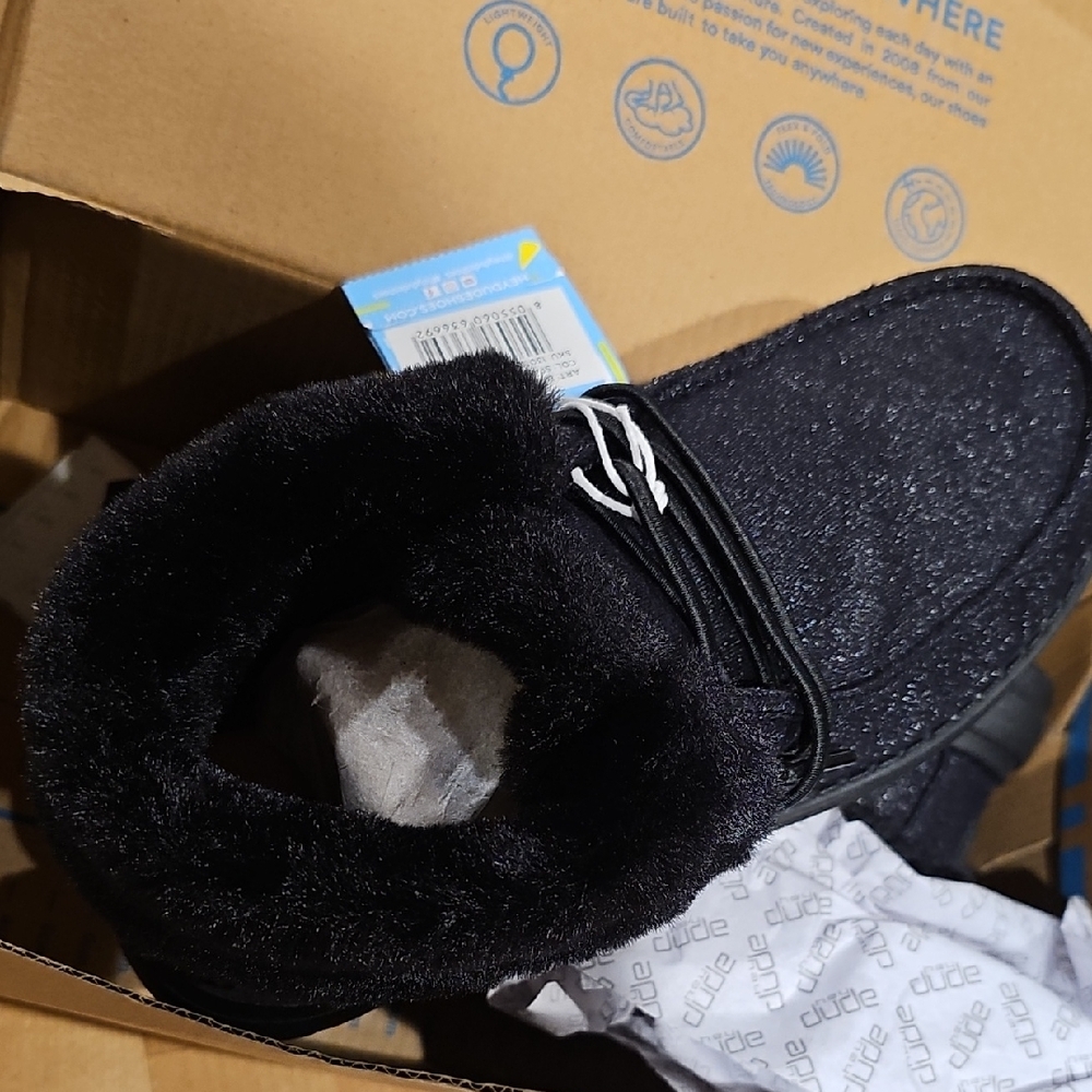 Hey Dude Black Kids Sneakers